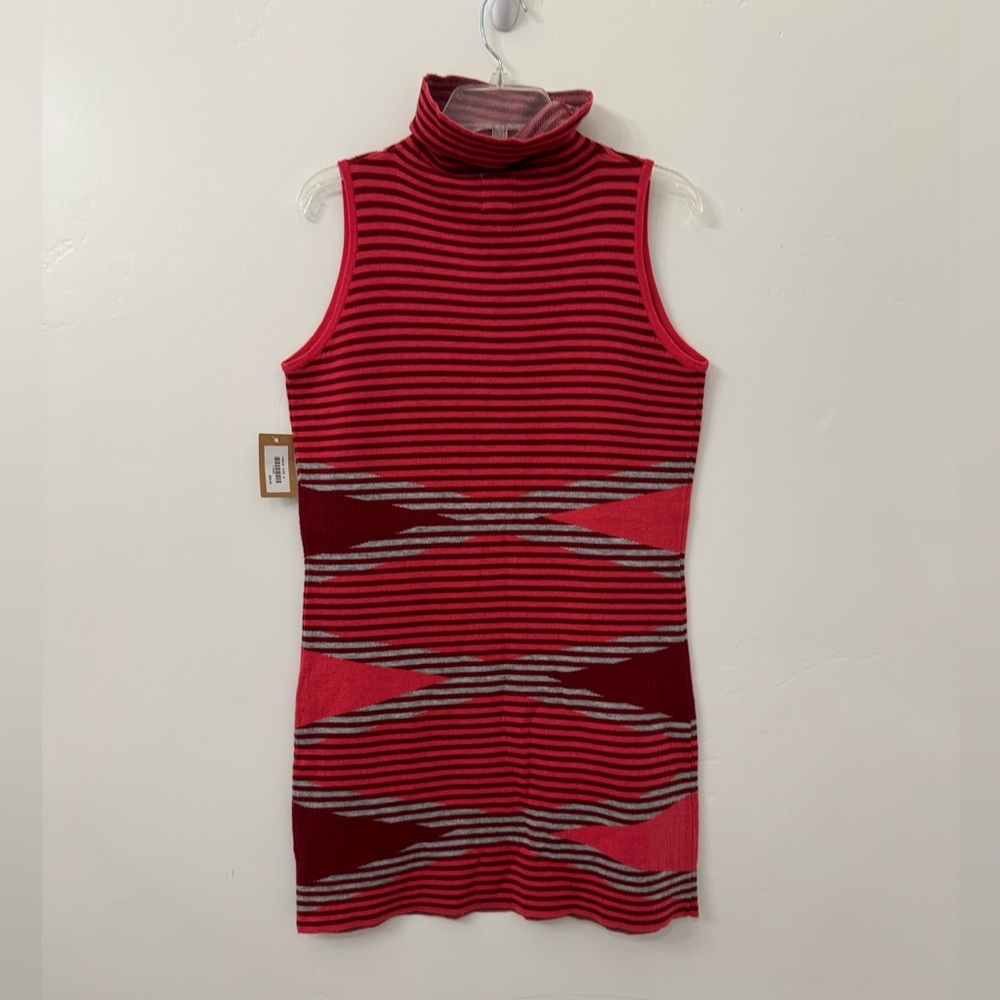 Title Nine Sleeveless Turtleneck Sweater Dress Golf dress Size Large - Picture 2 of 9